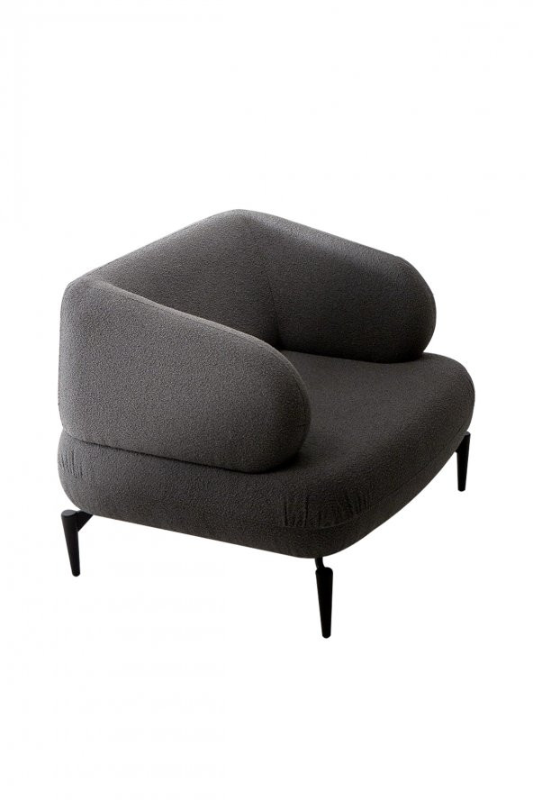 Sandalie Rose Berjer Salon&Oturma Odası - Antrasit - 2