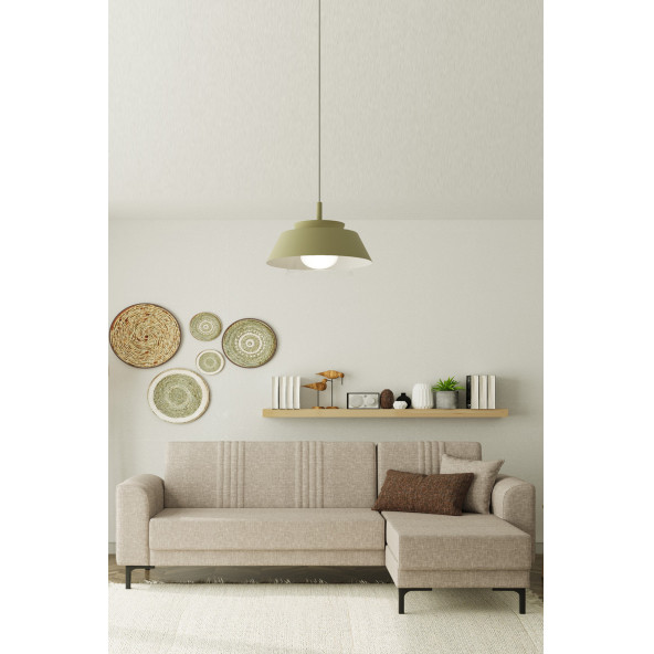 Modalife Rio Köşe Takımı Salon&oturma Odası Açılır Yataklı Bazalı - Kahve