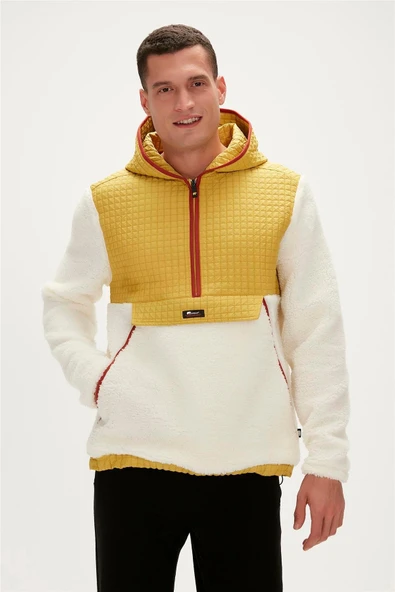 Bad Bear 23.02.29.007-C108 Leonard Half-Zip Erkek Peluş Polar - Resim 4