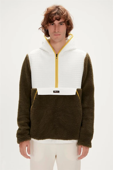 Bad Bear 23.02.29.007-C70 Leonard Half-Zip Erkek Peluş Polar