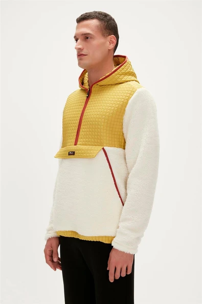 Bad Bear 23.02.29.007-C108 Leonard Half-Zip Erkek Peluş Polar - Resim 2