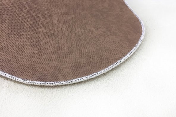 Anatolia 2li Krem 80x140 + 50x70 cm Büyük Ebat Banyo Paspası Seti Kaymaz Tabanlı Klozet Takımı - 2