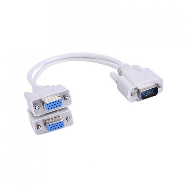 Vga Y Kablo Çoğaltici Çoklayici Splitter Hub - 3