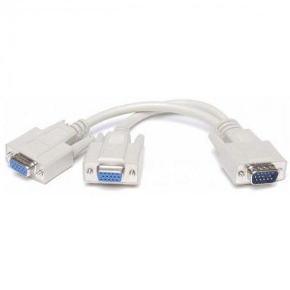 Vga Y Kablo Çoğaltici Çoklayici Splitter Hub - 4