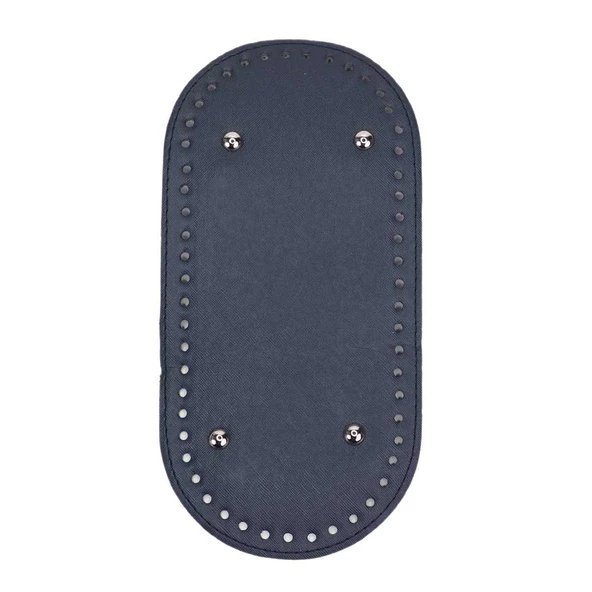 Oval Suni Deri Çanta Tabanı 25x12 - Resim 5