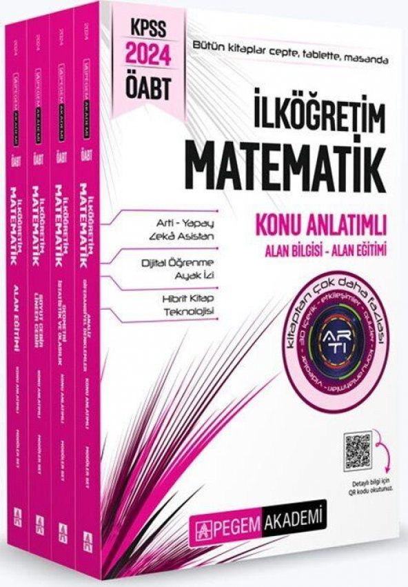 2024 KPSS ÖABT İlköğretim Matematik Konu Anlatımlı Pegem Yayınları