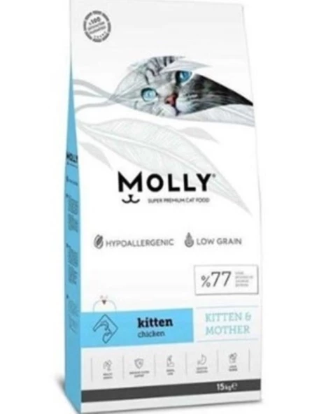 Molly Kitten Tavuklu Yavru Kedi Maması 2 Kg