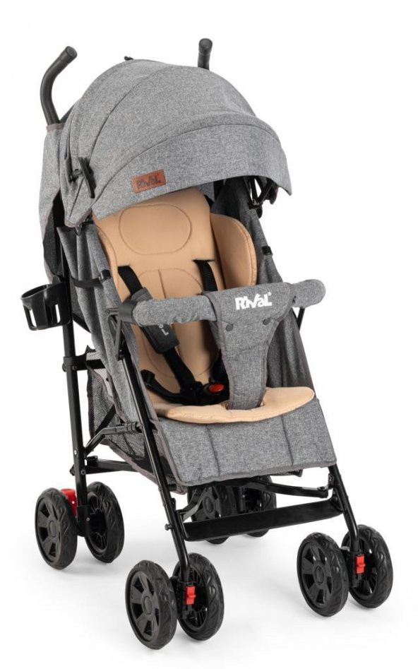 Rival Rv111 Sweet Tam Yatar Hafif Baston Bebek Arabası - Baston Puset Gri