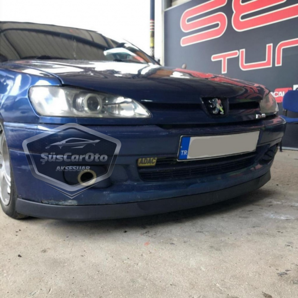 Peugeot 306 1993-2002 Uyumlu Üniversal Astra H lip Esnek Ön Lip 2 Parça Tampon Altı Dil Karlık Ön Ek - 4