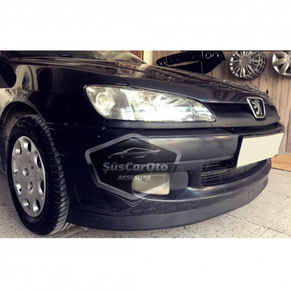 Peugeot 306 1993-2002 Uyumlu Üniversal Astra H lip Esnek Ön Lip 2 Parça Tampon Altı Dil Karlık Ön Ek - 8