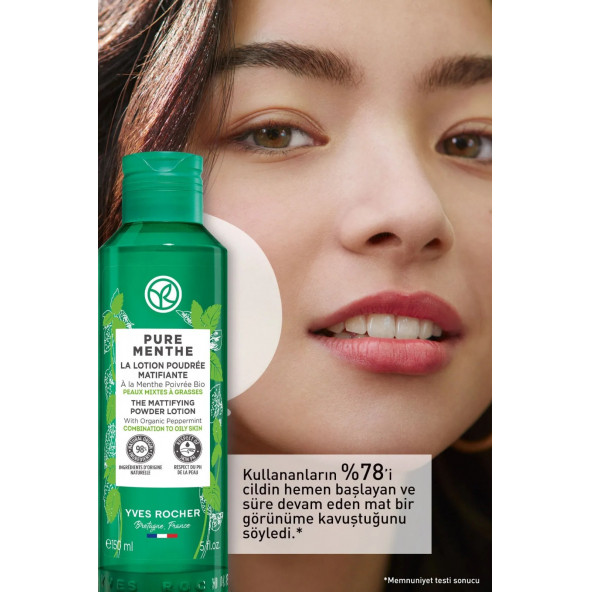 YVES ROCHER Karma Ve Yağlı Ciltler Için Pure Menthe Gözenek Sıkılaştırıcı Glikolik Asit - 4