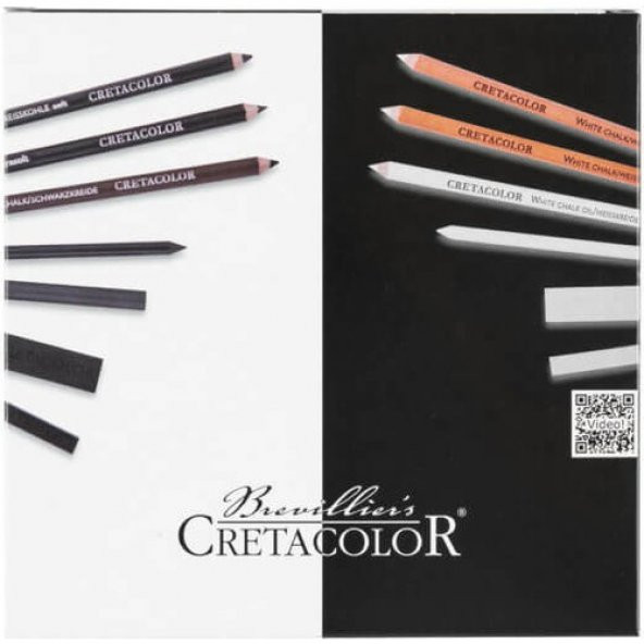 Cretacolor Black & White Bo x Drawing Set 25 Parça