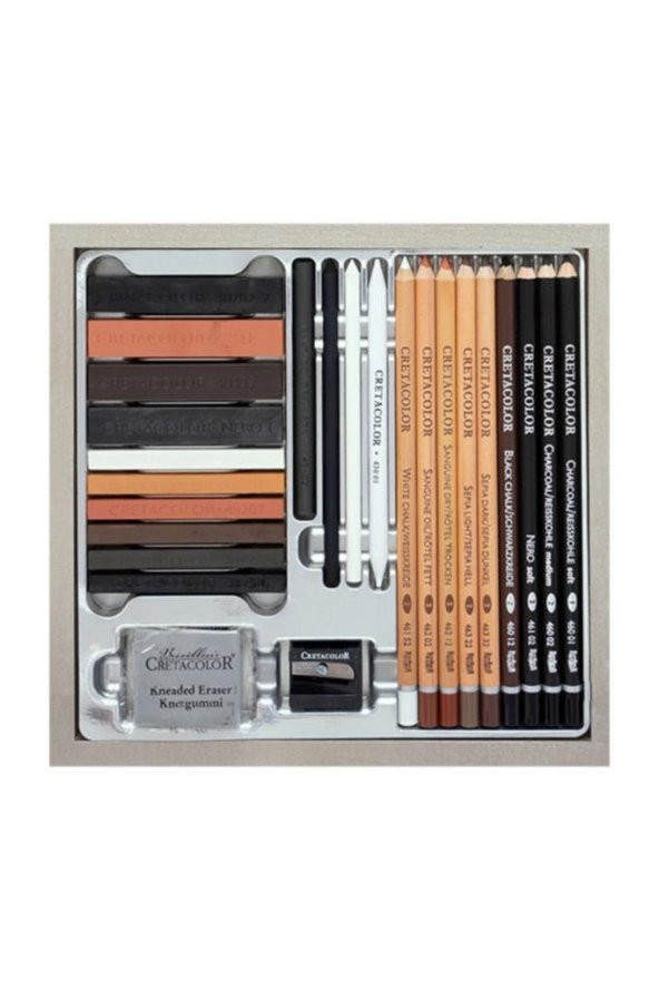 Passion Box Drawing Set Premium Çizim Seti Ahşap Kutu 25 Parça - 4