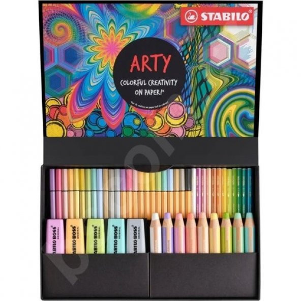 Stabilo Arty Creative Pastel Boyama Seti 50li - 2
