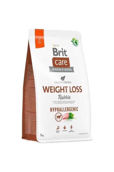 Brit Care Hypoallergenic Weight Loss Tavşanlı 3 kg Yetişkin Köpek Maması