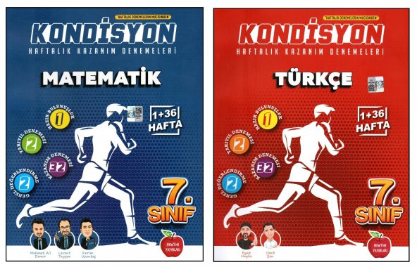 Newton 7. Sınıf Matematik + Türkçe Kondisyon Denemeleri 2 Kitap