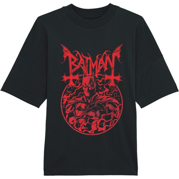 Batman Metal Unisex Oversize Tişört