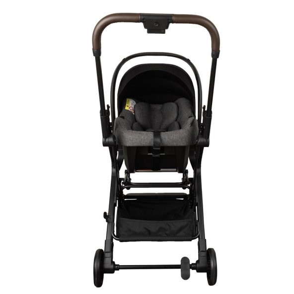 Bagi Gravity Autofold Grey Cosmo Travel Sistem Bebek Arabası Grey - Resim 9