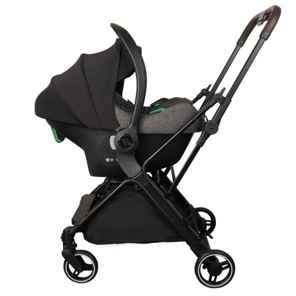 Bagi Gravity Autofold Grey Cosmo Travel Sistem Bebek Arabası Grey - Resim 11