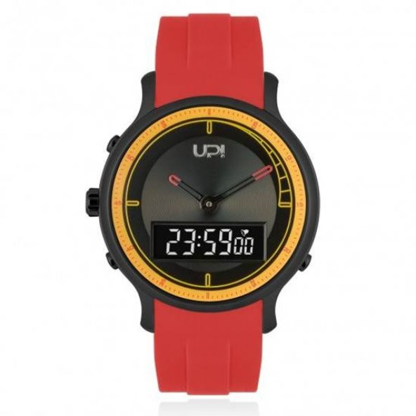 UPWATCH DOUBLE YELLOW RED UNİSEX KOL SAATİ