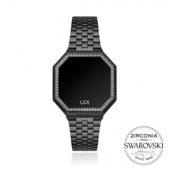 UPWATCH EDGE MINI 33 MM SWAROVSKI ZIRCONIA MATTE BLACK KADIN KOL SAATİ