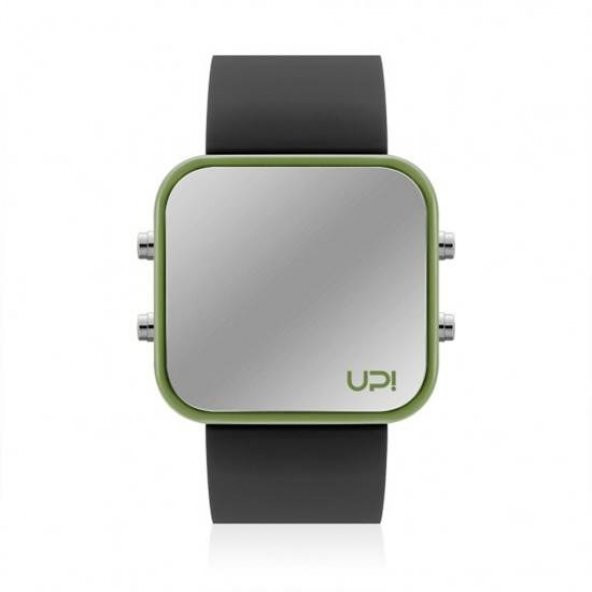 UPWATCH LED GREEN BLACK UNİSEX KOL SAATİ - 2