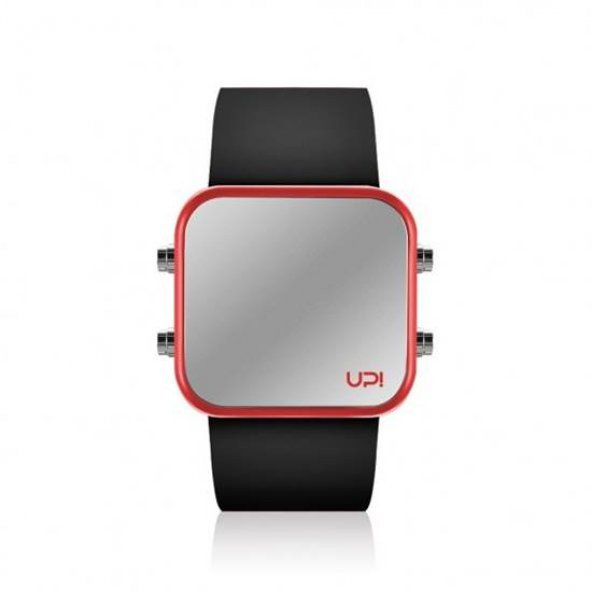 UPWATCH LED MINI RED BLACK UNİSEX KOL SAATİ