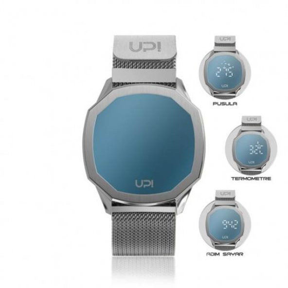 UPWATCH VERTICE SILVER&BLUE UNİSEX KOL SAATİ - 3