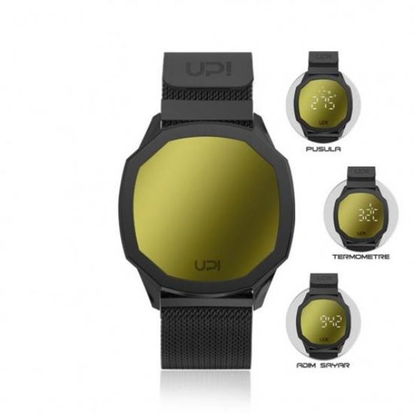 UPWATCH VERTICE BLACK&YELLOW ERKEK KOL SAATİ - 3