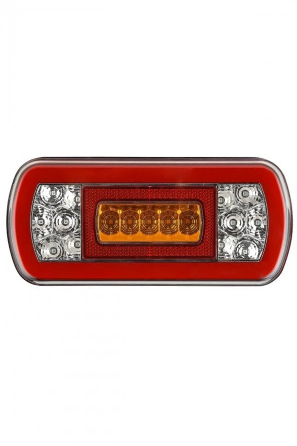 DİKDÖRTGEN NEON LED STOP LAMBASI TAKIMI 24 VOLT YENİ NESİL (2 ADET) - 3