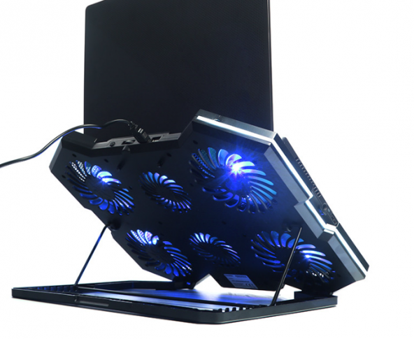 Dark DKACNBAR600 Aeromax 6x LED FANlı,7x Yükseklik Ayarlı, 2x USB 11"-17" Gaming Notebook Soğutucu - 2
