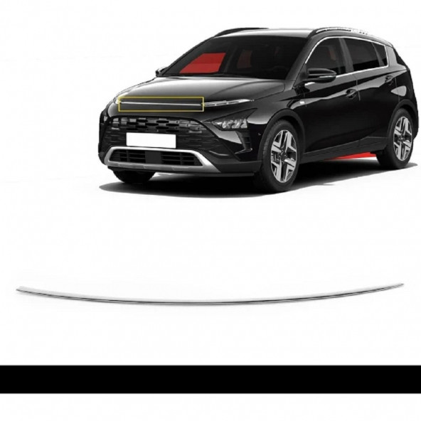 Hyundai Bayon Krom Ön Panjur Çıtası 1 Parça . 2020-  ÜZERİ