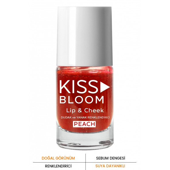 PROCSIN Kiss & Bloom Doğal Görünümlü Dudak ve Yanak Renklendirici Lip & Cheek Peach 11 ml - 2