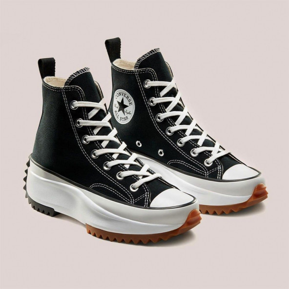 Converse Run Star Hike Platform Unisex Siyah Sneaker Spor Ayakkabı 166800C - 3