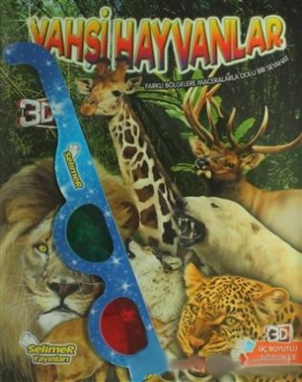 Vahşi Hayvanlar - 3D Gözlük Hediyeli
