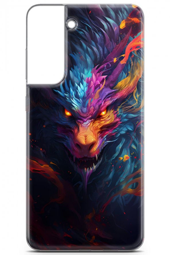 Samsung Galaxy S21 Fe Kılıf Seri Fresh 15 Ejderha Kalın Silikon - 2