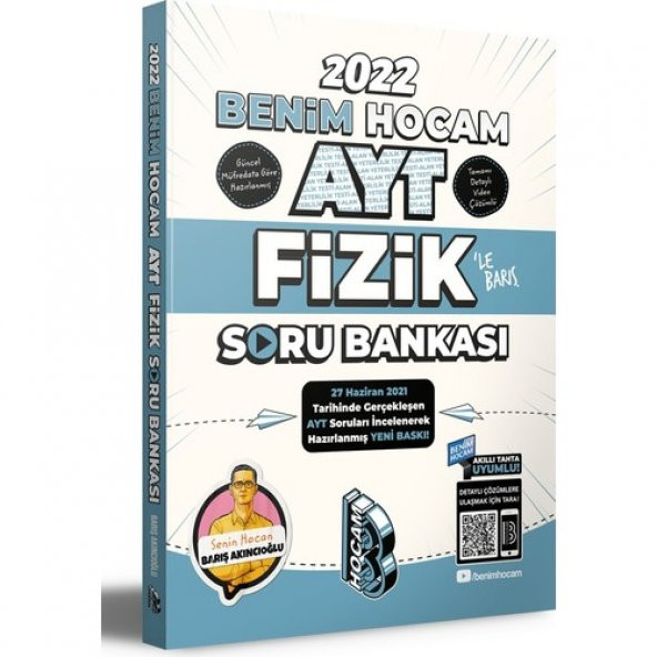 Benim Hocam Yayınları AYT 2022 Fizik Tamamı Video Çözümlü S.B