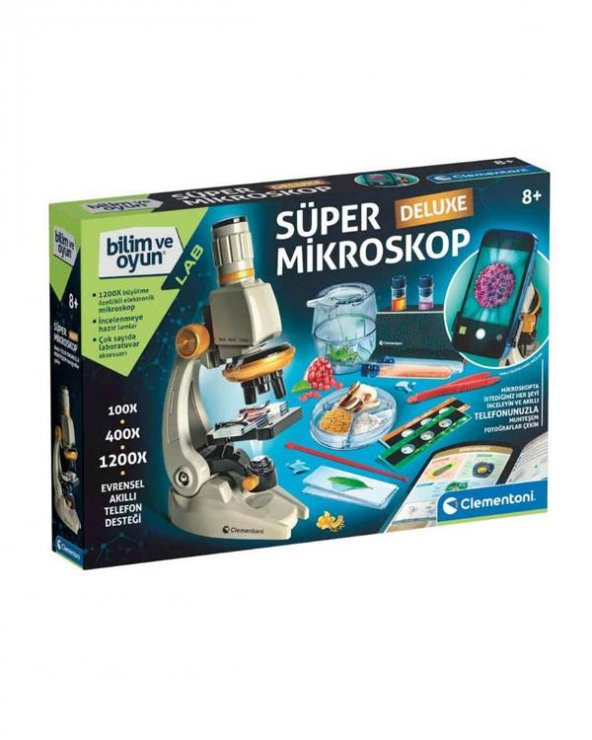 Clementoni Bilim ve Oyun Süper Mikroskop 64473 ürün görseli 1