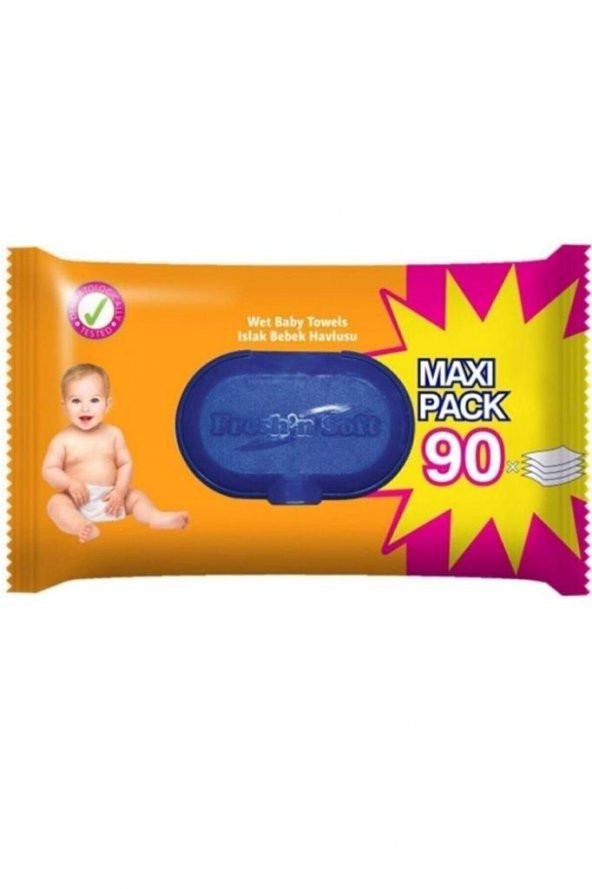 Freshn Soft Islak Havlu Mendil 90 Yaprak 9 Lu Set (810 Yaprak) Plastik Kapaklı - 2