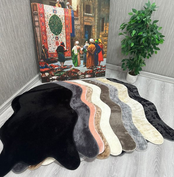 My Evilla Modern Dekoratif  Jel Kaymaz Taban Simirna Post+Peluş - 6