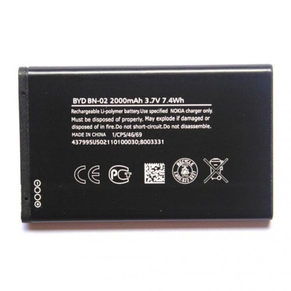Nokia Lumia Byd Xl Bn-02 Batarya Pil