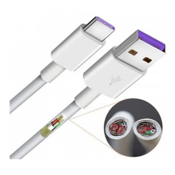 Sesatech Huawei Super Charge Uyumlu USB Type-C Kablo - 3