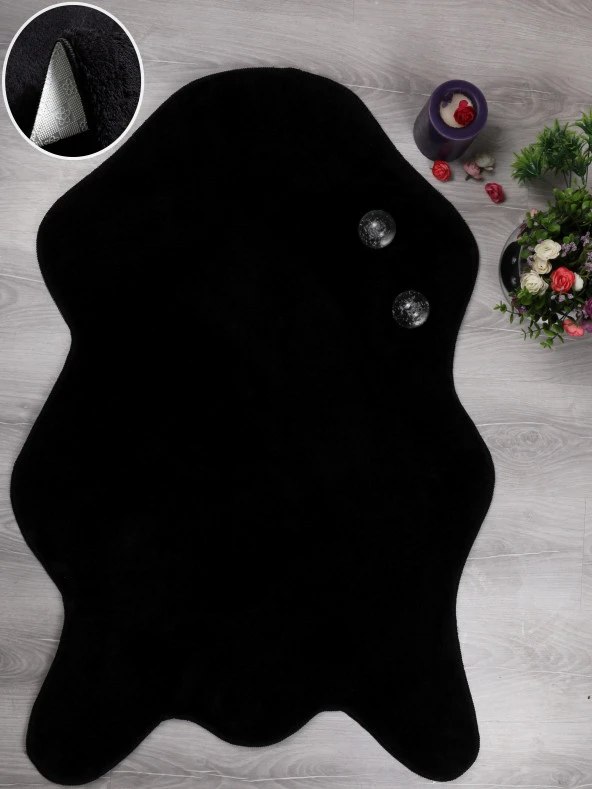 My Evilla Modern Dekoratif  Jel Kaymaz Taban Rabbit Post+Peluş - 4