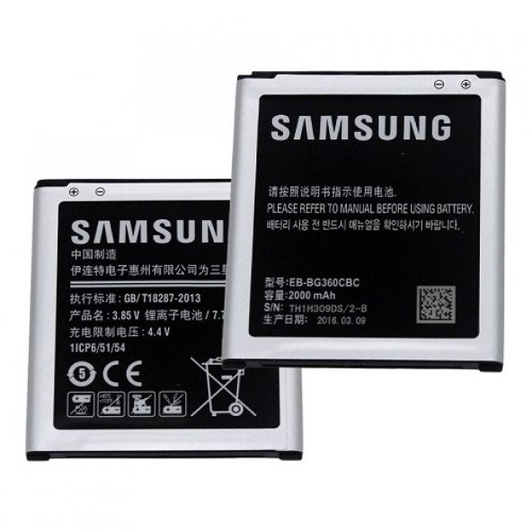 Casecrown Samsung Galaxy J2/J200 (Eb-Bg360Cbc) A+ Batarya