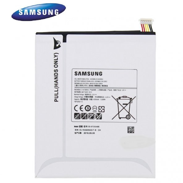 Samsung Tab A 8.0 Eb-Bt355Abe Tablet Batarya Pil Sm-T350 T355 T35