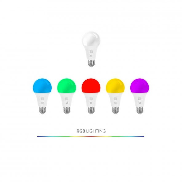 S-Link Swapp SL-RGB12 SmartAkıllı RGB 12W 50Hz 1000lm Wifi TUYA Destekli LambaAmpul - 4