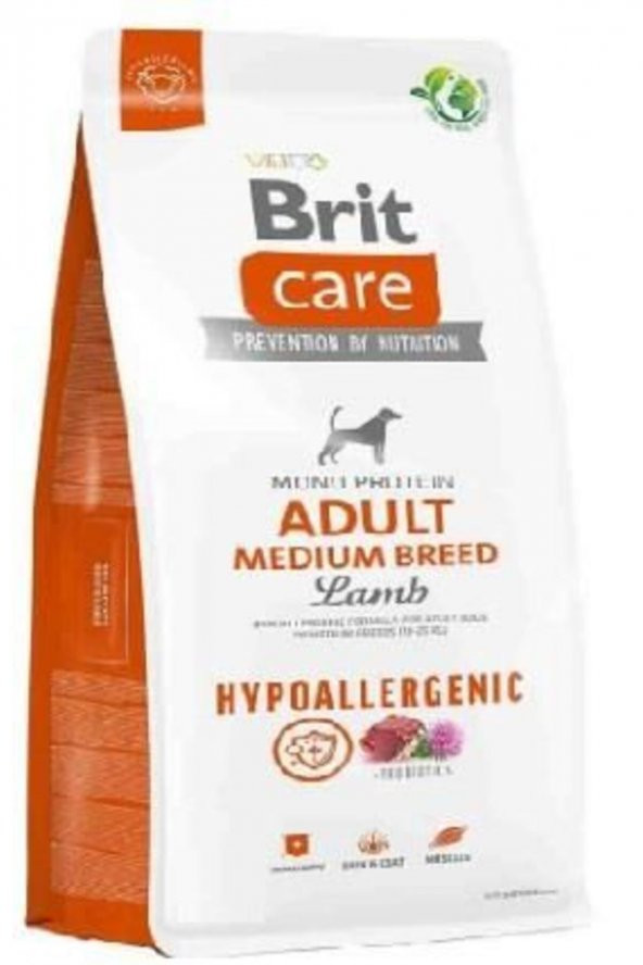 Hypoallergenic Medium Orta Irk Kuzulu Köpek Maması 3 Kg ürün görseli 1