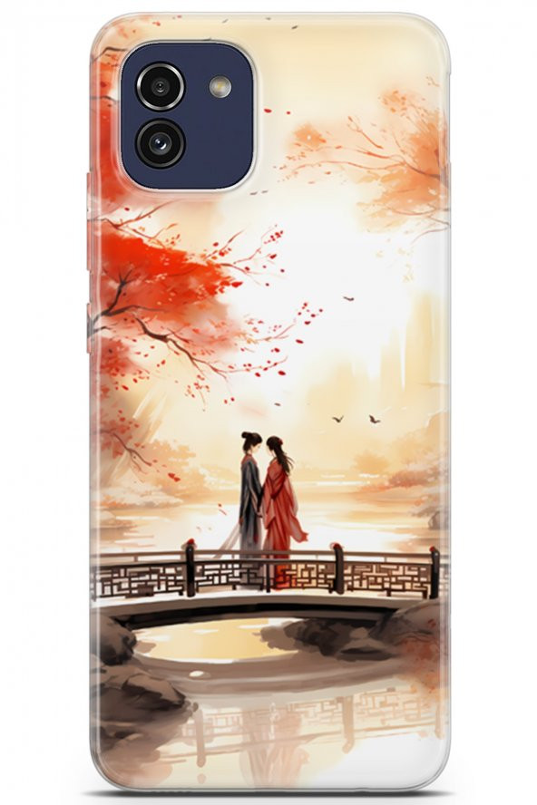 Samsung Galaxy A03 Kılıf Seri Fresh 23 Çin de Aşk Telefon Kabı