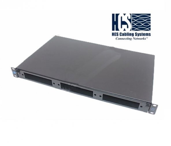 HCS PFO-10001-1U 19 Fiber Optik Modüler 12 Port Fiber Patch Panel Boş