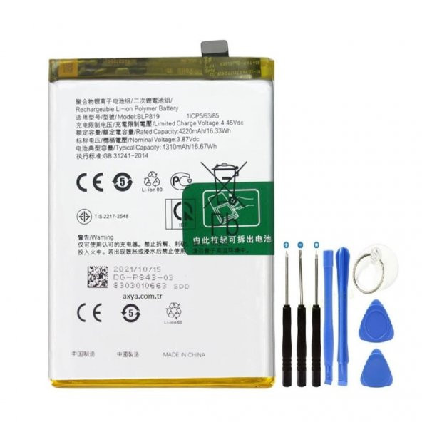 Oppo Reno 5 4GReno5ZReno 5 4G Pil Batarya BLP819